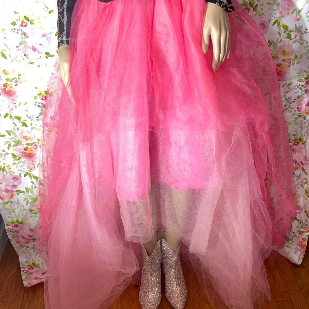 Hutch Asymmetrical Tulle Skirt-Valentines Must Have - Picture 3 of 4